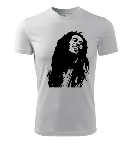 Biele tričko Bob Marley